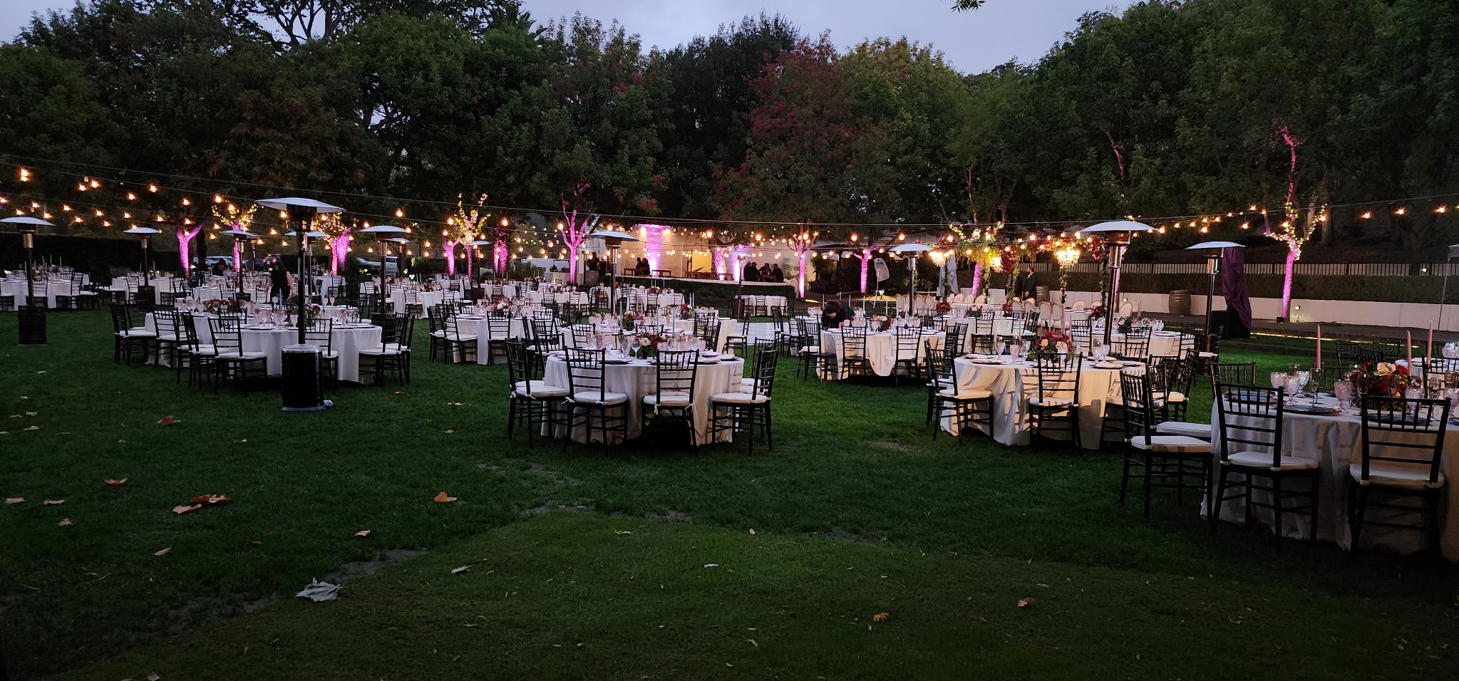 Professional DJ and lighting setup Bay Area wedding